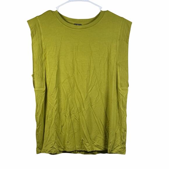 Worthington Tops - Worthington Tank Top Women's Medium Round Neck Tencel Blend Green Wide Strap